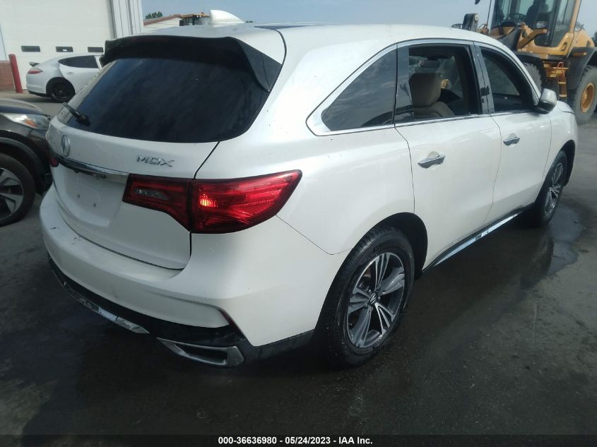 2017 ACURA MDX - 5J8YD3H35HL000210