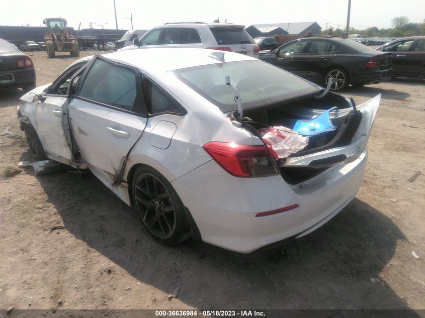 VIN 2HGFE2F58NH501331 2022 HONDA CIVIC SEDAN SPORT