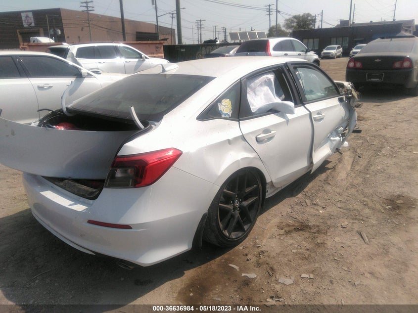 VIN 2HGFE2F58NH501331 2022 HONDA CIVIC SEDAN SPORT