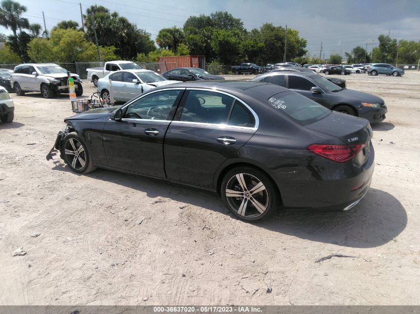 2022 MERCEDES-BENZ C-CLASS C 300 - W1KAF4GB4NR020181