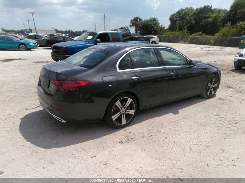 2022 MERCEDES-BENZ C-CLASS C 300 - W1KAF4GB4NR020181