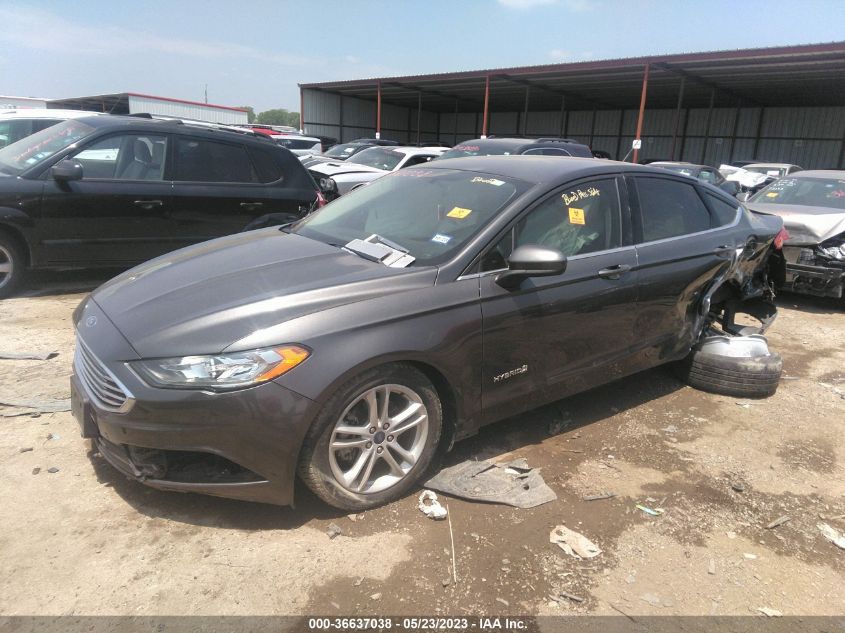 2018 FORD FUSION HYBRID SE - 3FA6P0LU4JR146994