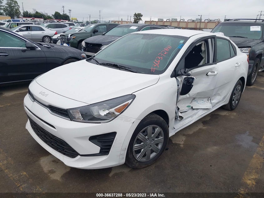 VIN 3KPA24AD1NE454280 2022 KIA RIO LX