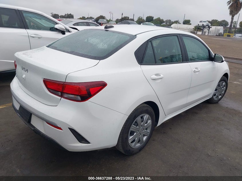 VIN 3KPA24AD1NE454280 2022 KIA RIO LX
