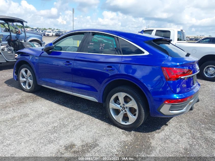 2022 AUDI Q5 SPORTBACK S LINE PREMIUM PLUS - WA15AAFY3N2004913