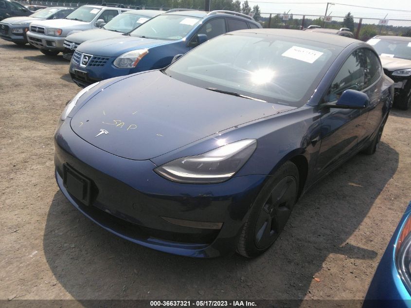 2021 TESLA MODEL 3 STANDARD RANGE PLUS - 5YJ3E1EA4MF094509