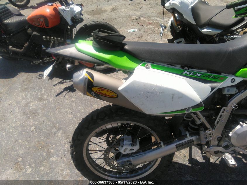 2009 KAWASAKI KLX250 S JKALXMT1X9DA06878
