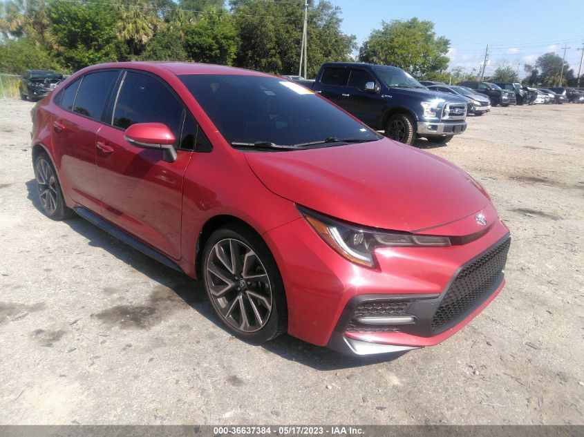 2020 TOYOTA COROLLA SE/NIGHTSHADE - 5YFS4RCE2LP047758