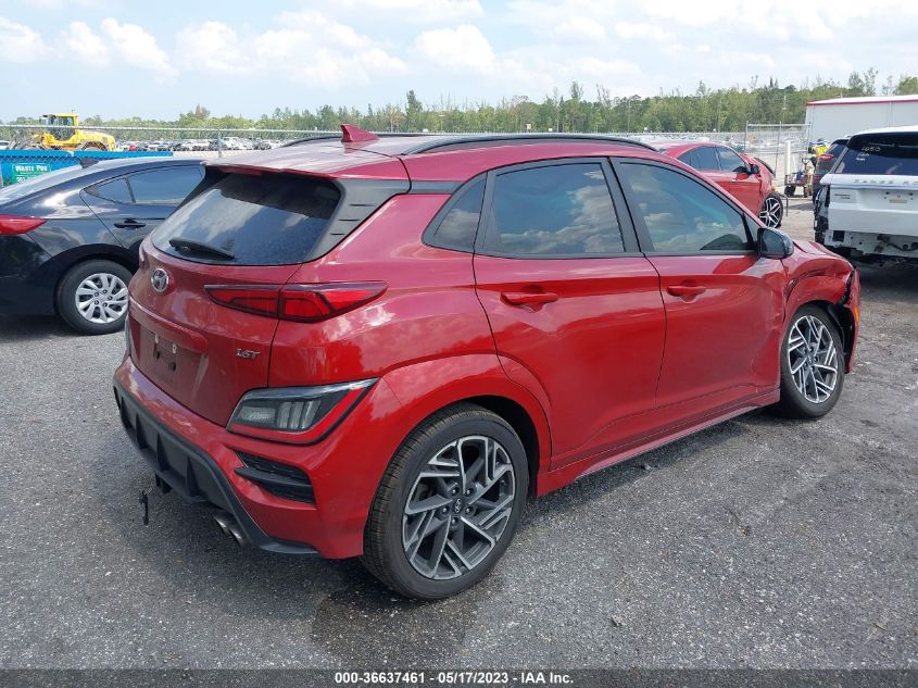 2022 HYUNDAI KONA N LINE - KM8K33A3XNU757316
