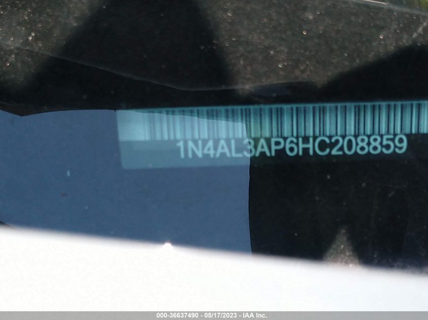 2017 NISSAN ALTIMA 2.5 SL - 1N4AL3AP6HC208859