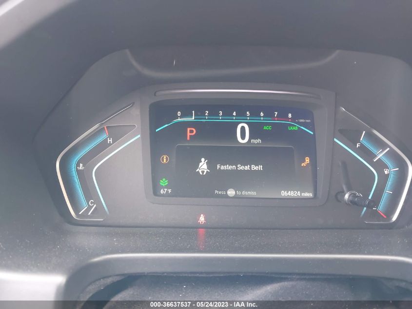 2019 HONDA ODYSSEY EX-L - 5FNRL6H73KB111682
