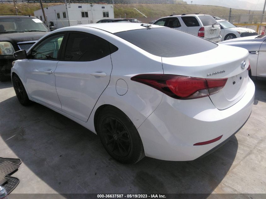 2015 HYUNDAI ELANTRA SE - 5NPDH4AE2FH614720