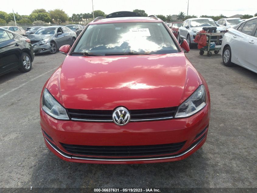 2015 VOLKSWAGEN GOLF SPORTWAGEN TDI SE 3VWCA7AU6FM511686