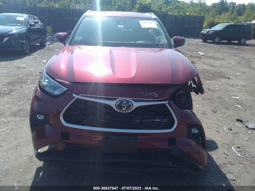 2020 TOYOTA HIGHLANDER XLE - 5TDHZRBH0LS013073