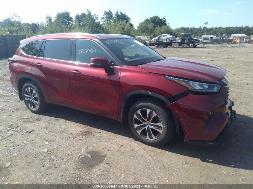 2020 TOYOTA HIGHLANDER XLE - 5TDHZRBH0LS013073