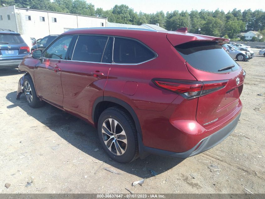 2020 TOYOTA HIGHLANDER XLE - 5TDHZRBH0LS013073