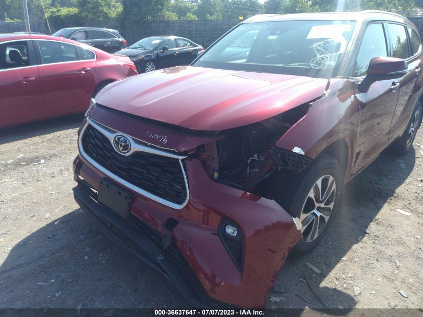 2020 TOYOTA HIGHLANDER XLE - 5TDHZRBH0LS013073