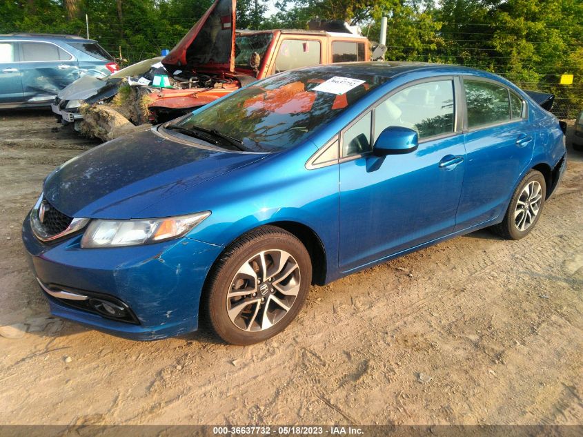 2013 HONDA CIVIC SDN EX-L - 19XFB2F91DE080363