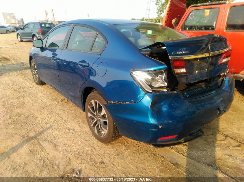 2013 HONDA CIVIC SDN EX-L - 19XFB2F91DE080363