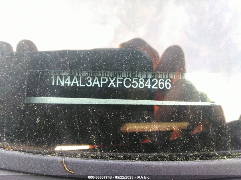 2015 NISSAN ALTIMA 2.5 SV - 1N4AL3APXFC584266