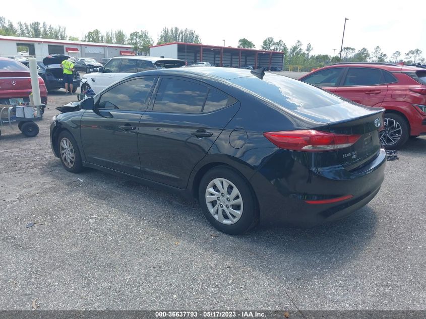 2017 HYUNDAI ELANTRA SE - 5NPD74LF8HH092557
