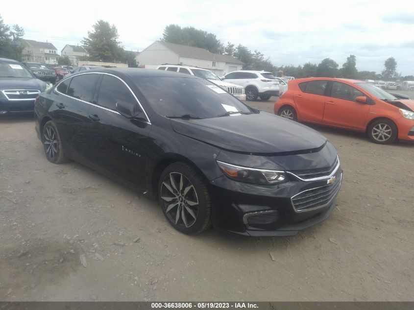 2016 CHEVROLET MALIBU LT - 1G1ZF5SX7GF190618