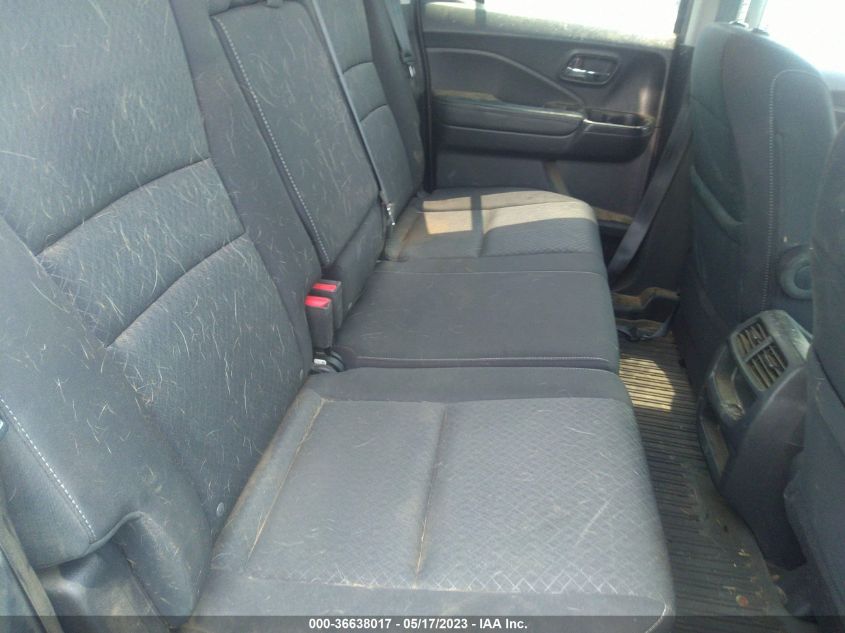2017 HONDA RIDGELINE RTS - 5FPYA3F48HB007565