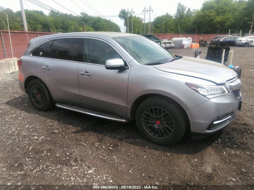 2016 ACURA MDX - 5FRYD4H25GB060967