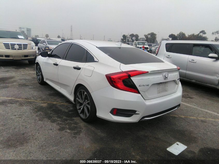 2019 HONDA CIVIC SEDAN TOURING - JHMFC1F93KX013833