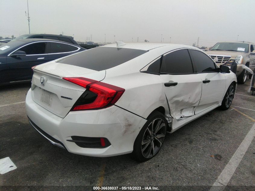 2019 HONDA CIVIC SEDAN TOURING - JHMFC1F93KX013833