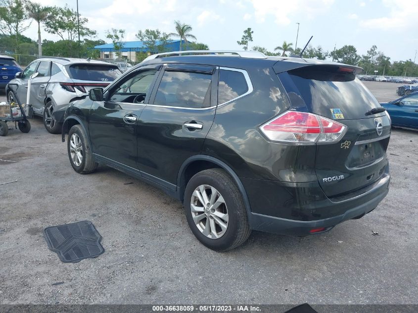 2015 NISSAN ROGUE SV - KNMAT2MV9FP534174