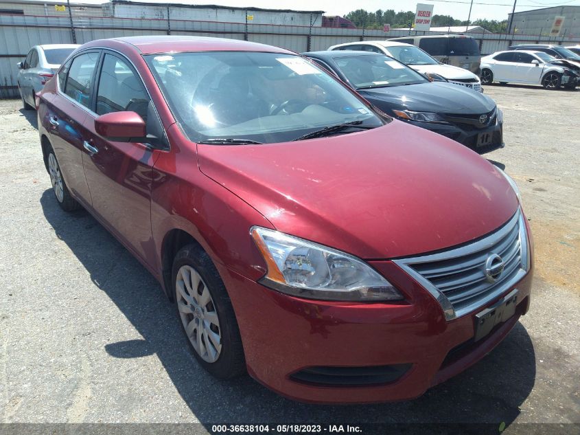 2014 NISSAN SENTRA S/FE+ S/SV/FE+ SV/SR/SL - 3N1AB7AP6EL646210