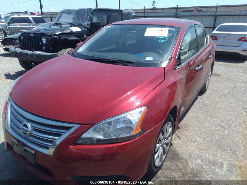 2014 NISSAN SENTRA S/FE+ S/SV/FE+ SV/SR/SL - 3N1AB7AP6EL646210