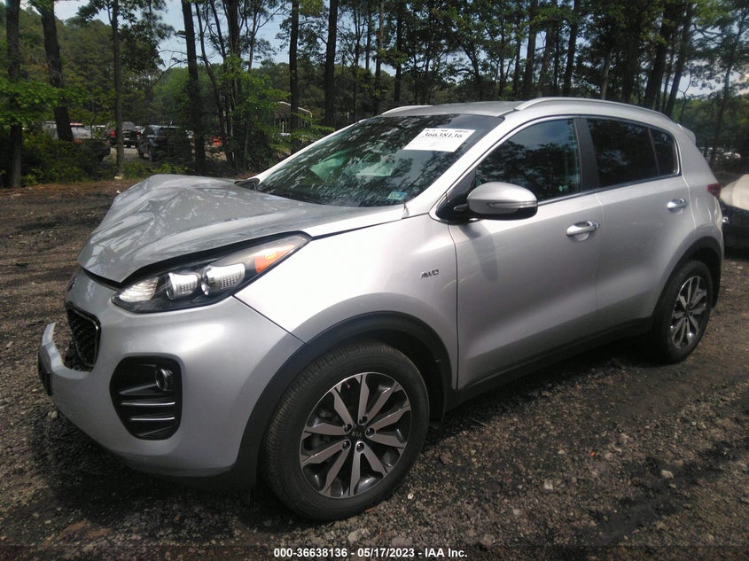 VIN KNDPNCAC7K7505215 2019 KIA SPORTAGE EX