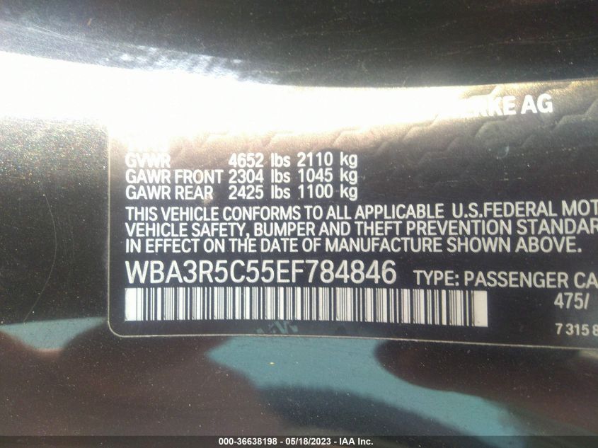 2014 BMW 4 SERIES 435I XDRIVE - WBA3R5C55EF784846
