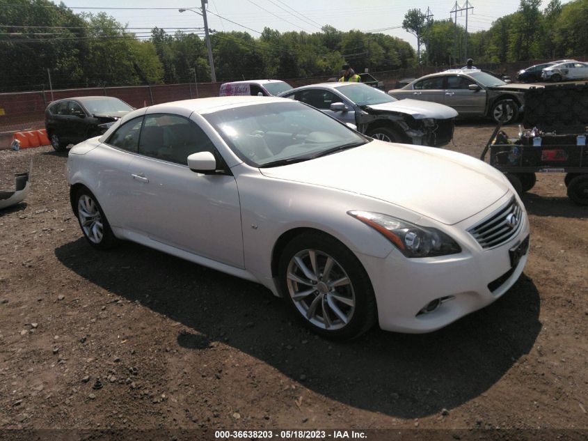 2014 INFINITI Q60 CONVERTIBLE - JN1CV6FE1EM902017