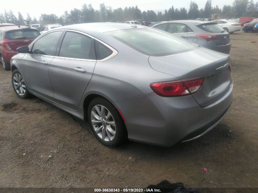 2015 CHRYSLER 200 C - 1C3CCCCB1FN544719