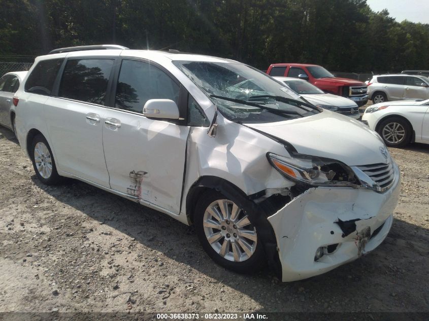 2016 TOYOTA SIENNA LTD - 5TDDK3DC8GS130665
