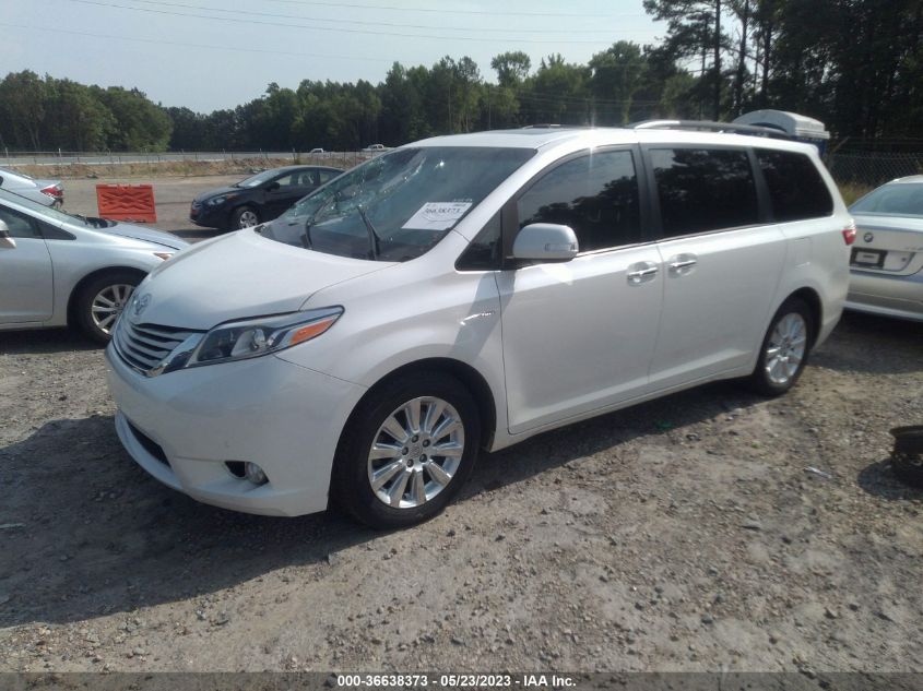 2016 TOYOTA SIENNA LTD - 5TDDK3DC8GS130665