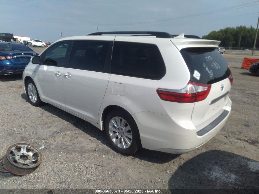 2016 TOYOTA SIENNA LTD - 5TDDK3DC8GS130665