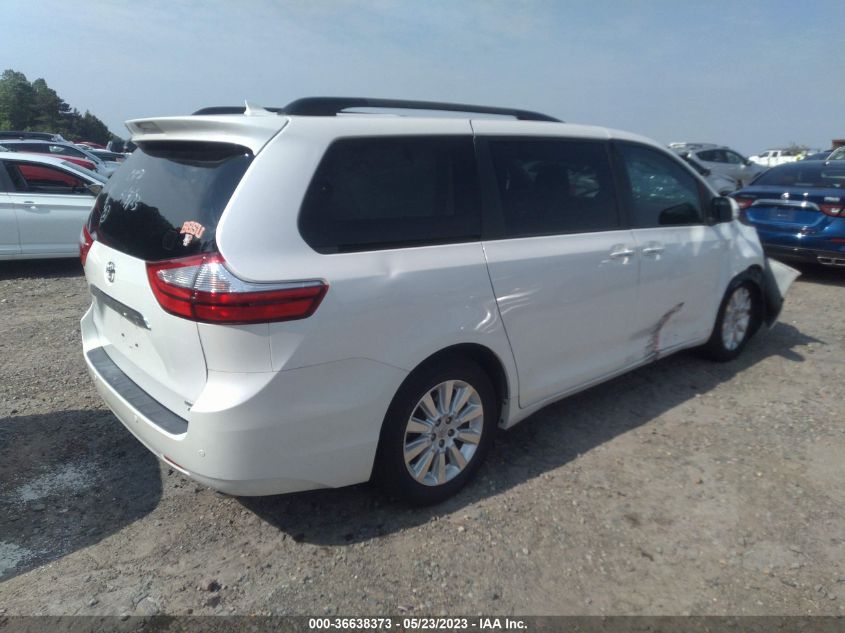 2016 TOYOTA SIENNA LTD - 5TDDK3DC8GS130665