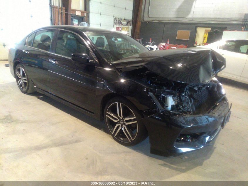 2016 HONDA ACCORD SEDAN SPORT - 1HGCR2F58GA100614