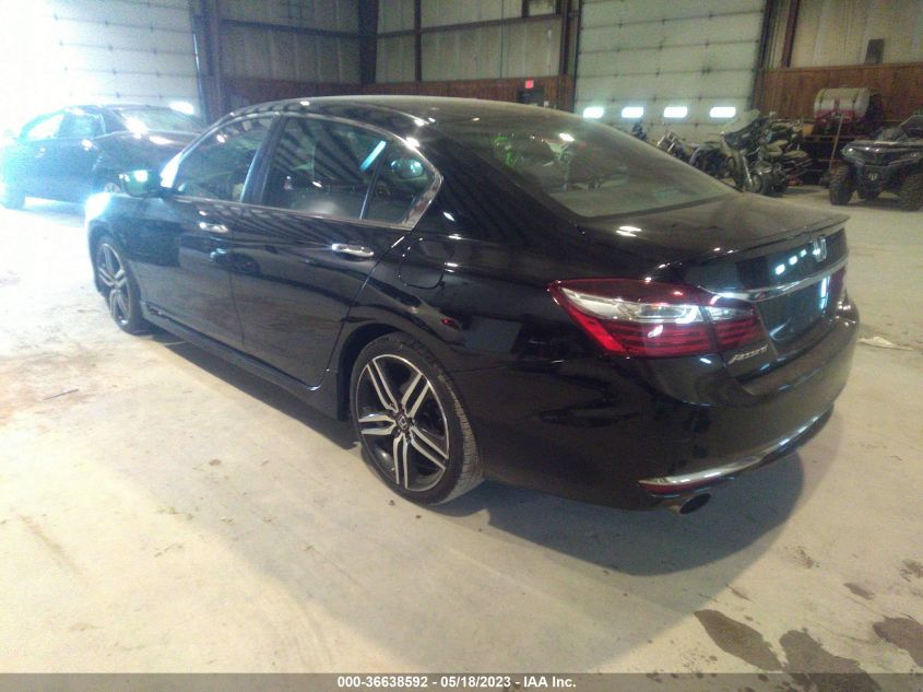 2016 HONDA ACCORD SEDAN SPORT - 1HGCR2F58GA100614