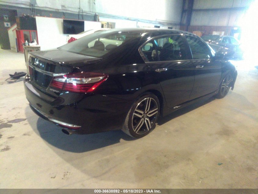 2016 HONDA ACCORD SEDAN SPORT - 1HGCR2F58GA100614