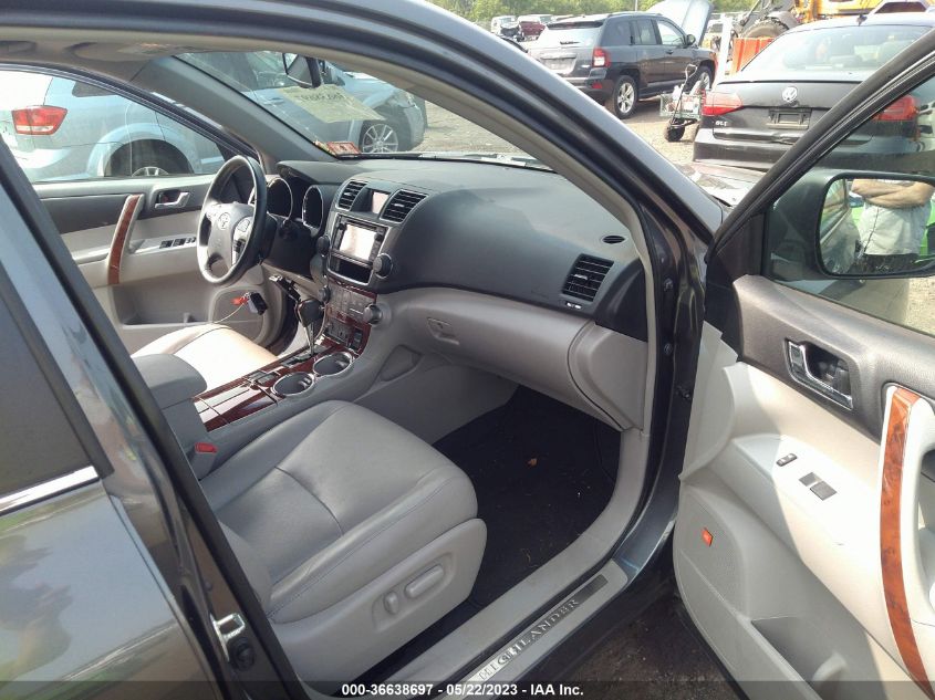 2013 TOYOTA HIGHLANDER LIMITED - 5TDDK3EH7DS271409