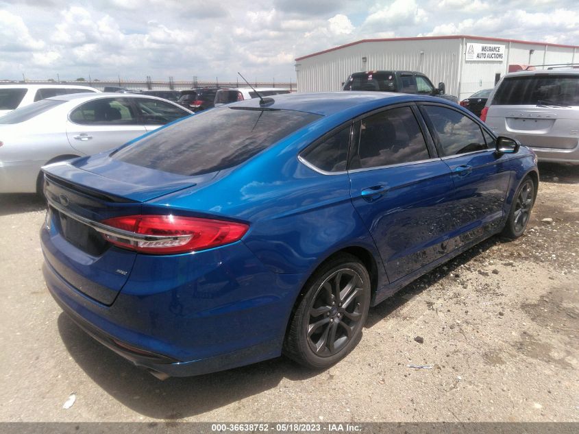 2018 FORD FUSION SE - 3FA6P0H78JR180505