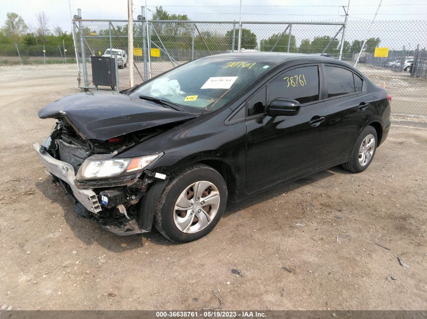 2014 HONDA CIVIC SEDAN LX - 19XFB2F59EE063213