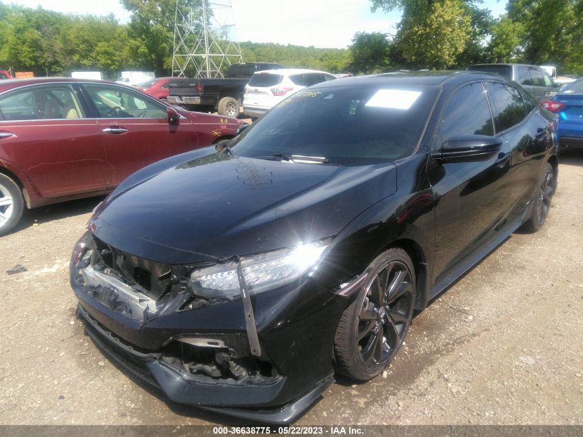 2019 HONDA CIVIC HATCHBACK SPORT TOURING - SHHFK7H97KU215636