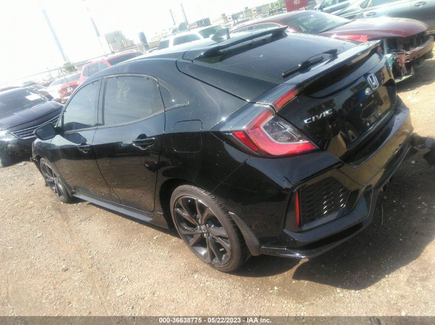 2019 HONDA CIVIC HATCHBACK SPORT TOURING - SHHFK7H97KU215636