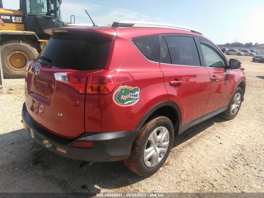 2013 TOYOTA RAV4 LE - JTMZFREV4DD021799